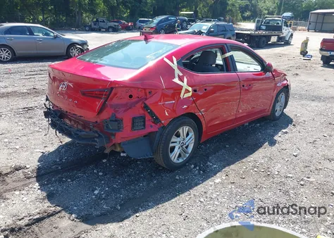 2020 Hyundai Elantra Sel z USA, uszkodzony, nr VIN 5NPD84LF6LH576233